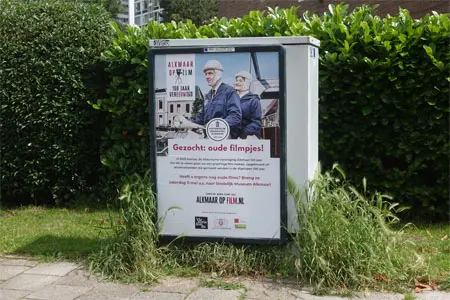 Voorbeeld van een A0 reclameposter
