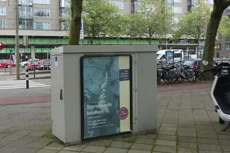 Voorbeeld van een A0 reclameposter